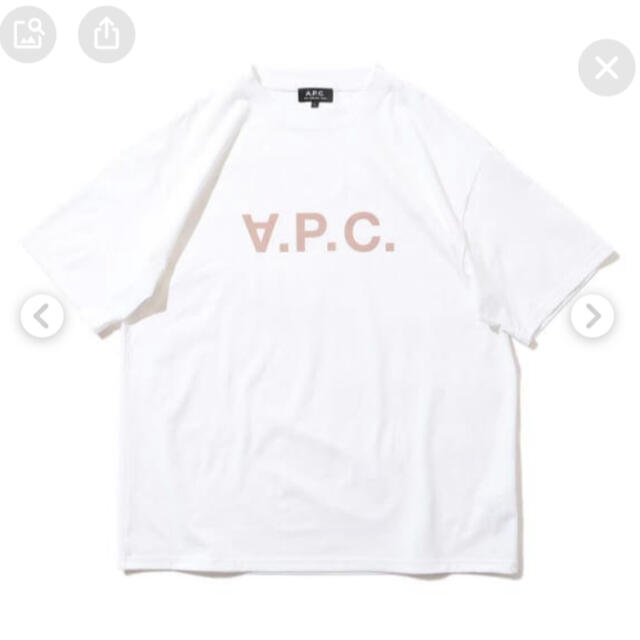 A.P.C(アーペーセー)のA.P.C. BEAMS LIGHTS 別注 VPC ロゴプリント半袖 Tシャツ レディースのトップス(Tシャツ(半袖/袖なし))の商品写真