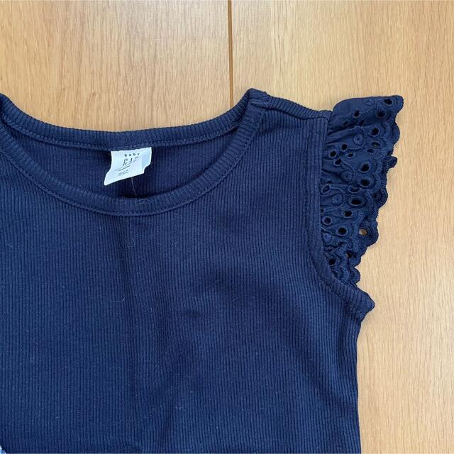 babyGAP(ベビーギャップ)の新品★baby gap肩フリルタンクトップ＆かぼちゃパンツ90 キッズ/ベビー/マタニティのキッズ服女の子用(90cm~)(Tシャツ/カットソー)の商品写真