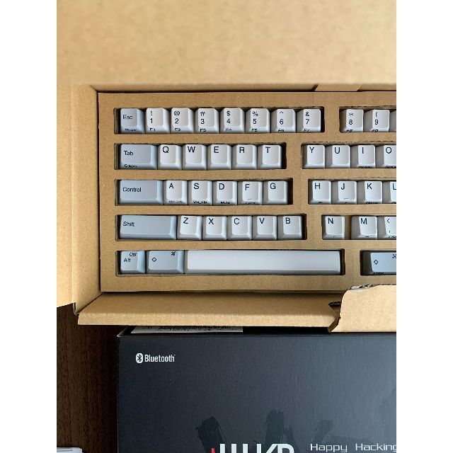 HKB Professional HYBRID英語＋白色キートップセット スマホ/家電/カメラのPC/タブレット(PC周辺機器)の商品写真