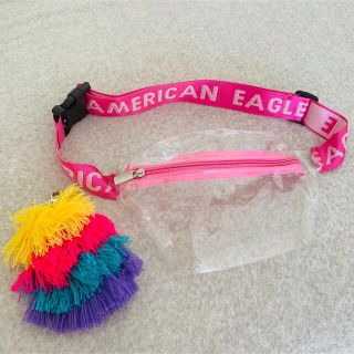 アメリカンイーグル(American Eagle)のAMERICAN EAGLE ノベルティ PVCウエストポーチ(ボディバッグ/ウエストポーチ)