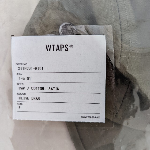 W)taps(ダブルタップス)のWTAPS 21SS T-5 01 CAP OLIVE DRAB メンズの帽子(キャップ)の商品写真