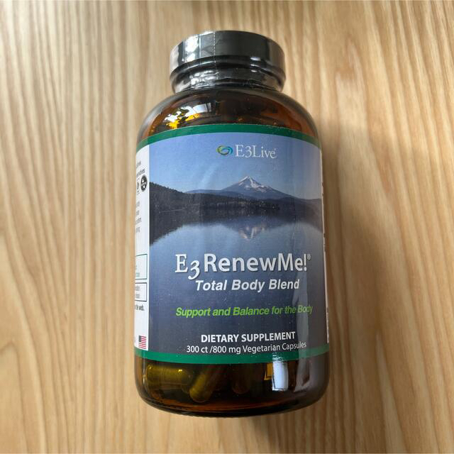 【新品】大容量　E3Live RenewMe!  800mg 300カプセルアサイーボウル