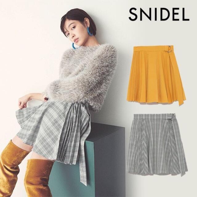 SNIDEL(スナイデル)のSNIDEL  ウールプリーツスカートショーパン レディースのスカート(ミニスカート)の商品写真