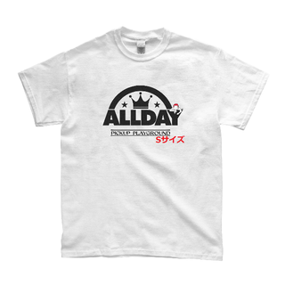 PICK UP PLAYGROUND ALLDAY 半袖Tシャツ Sサイズ 白(Tシャツ/カットソー(半袖/袖なし))