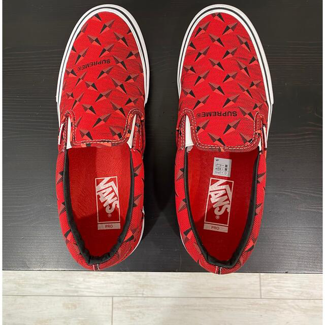 supreme vans slip-on 2019ss