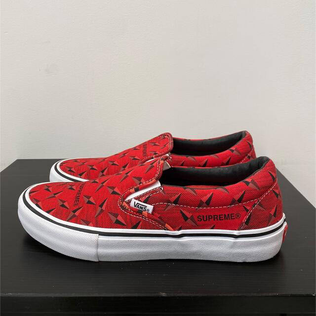 supreme vans slip-on 2019ss