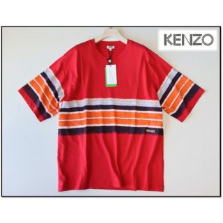 ケンゾー(KENZO)の国内正規品新品タグ付【KENZO ケンゾー】HYPER AOP Tシャツ 赤 L(Tシャツ/カットソー(半袖/袖なし))