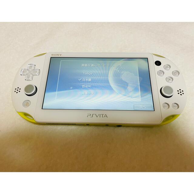 PSVITA ライムグリーン PCH-2000 ZA13 充電器、箱付き