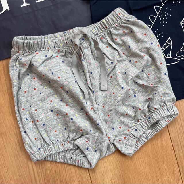 babyGAP(ベビーギャップ)の新品★baby gap半袖Tシャツ＆かぼちゃパンツセット90 キッズ/ベビー/マタニティのキッズ服女の子用(90cm~)(Tシャツ/カットソー)の商品写真