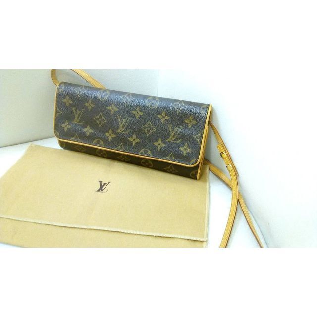 LOUIS VUITTON ルイヴィトン ハンドバッグ ポシェットアクセソワール M51980 モノグラム ゴールド金具 美品  55242