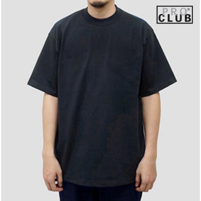 PRO CLUB(プロクラブ)のPRO CLUB プロクラブ 6.5oz ヘビーTシャツ　 ブラック 　L メンズのトップス(Tシャツ/カットソー(半袖/袖なし))の商品写真