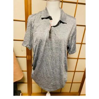 ユニクロ(UNIQLO)のユニクロ　ドライEX 半袖　ポロシャツ　XL 新品　タグ付き(ポロシャツ)