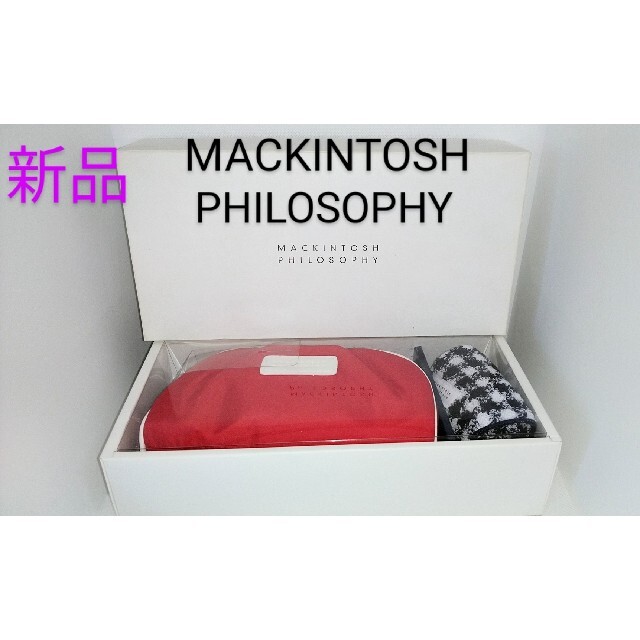 MACKINTOSH PHILOSOPHY(マッキントッシュフィロソフィー)の【新品未使用!】MACKINTOSH PHILOSOPHYポーチ&タオルハンカチ レディースのファッション小物(ポーチ)の商品写真