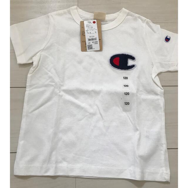 Champion(チャンピオン)のchampion 半袖ロゴTシャツ キッズ/ベビー/マタニティのキッズ服男の子用(90cm~)(Tシャツ/カットソー)の商品写真