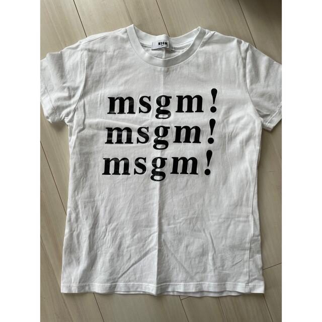 MSGM(エムエスジイエム)のmsgm Tシャツ　キッズ　8y 8a 120 キッズ/ベビー/マタニティのキッズ服男の子用(90cm~)(Tシャツ/カットソー)の商品写真