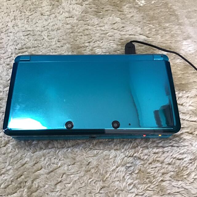 ニンテンドー3DS アクアブルー クリアハードケース付