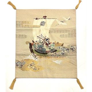 中国美術 中国刺繍 タペストリー 敷物 宝船(大) 21J312の通販 by 中国美術 中国刺繍 タペストリー 敷物 宝船(大) 21J312の通販 by