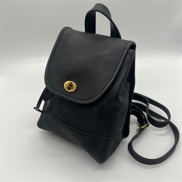OLD COACH バックパック リュック 紺色 ほぼ未使用 オールドコーチ