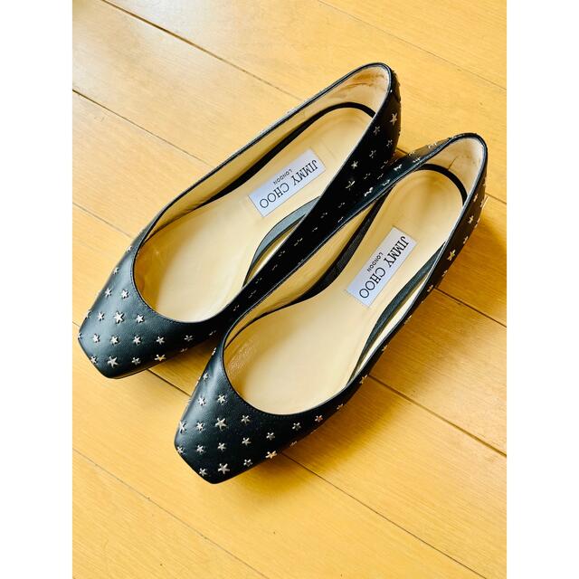 JIMMY CHOO フラットシューズ スタースタッズ36.5 | www
