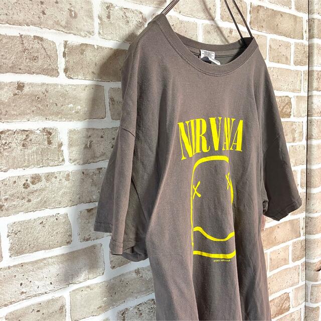 Nirvana ニルヴァーナ 1992 ヴィンテージ ロゴT プリント US