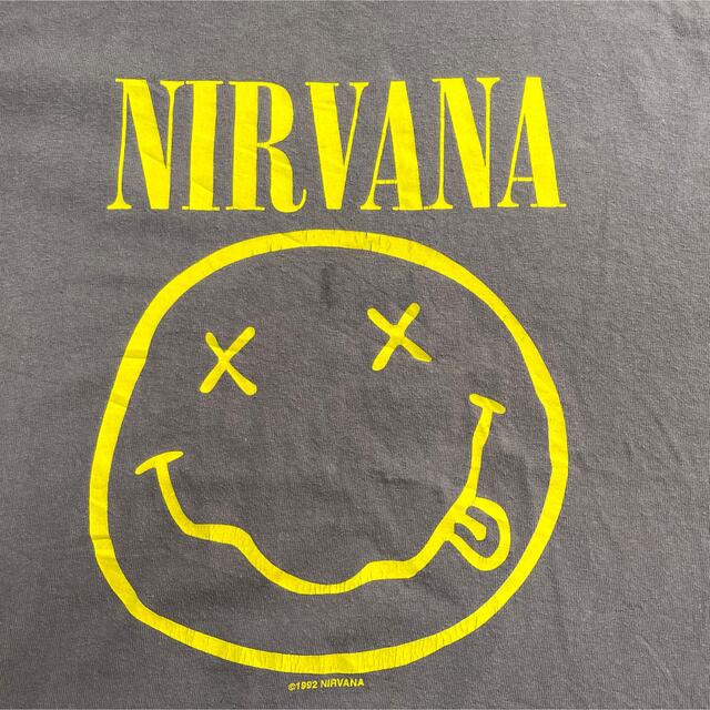 Nirvana ニルヴァーナ 1992 ヴィンテージ ロゴT プリント US