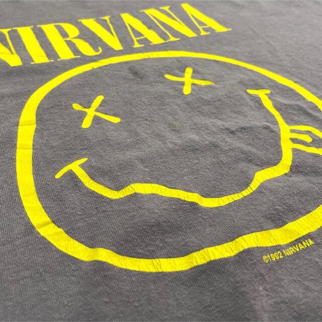 Nirvana ニルヴァーナ 1992 ヴィンテージ ロゴT プリント US