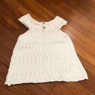 ザラキッズ(ZARA KIDS)のZARA girl ニット  ノースリーブ　ショートパンツ(ニット)