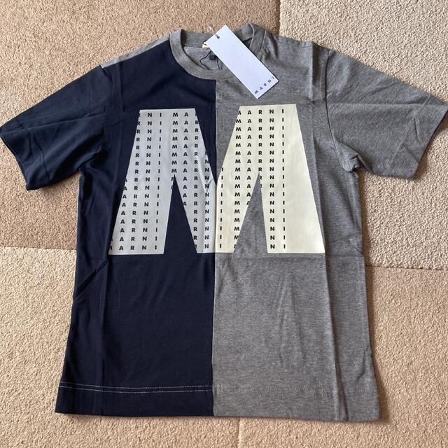 ⭐新品/大人気　MARNI  ビッグロゴ Tシャツ　ブラック 14Y/Mサイズ