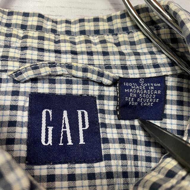 GAP(ギャップ)の【希少アイテム】90sオールドギャップ☆ギンガムチェック半袖シャツ メンズのトップス(Tシャツ/カットソー(半袖/袖なし))の商品写真