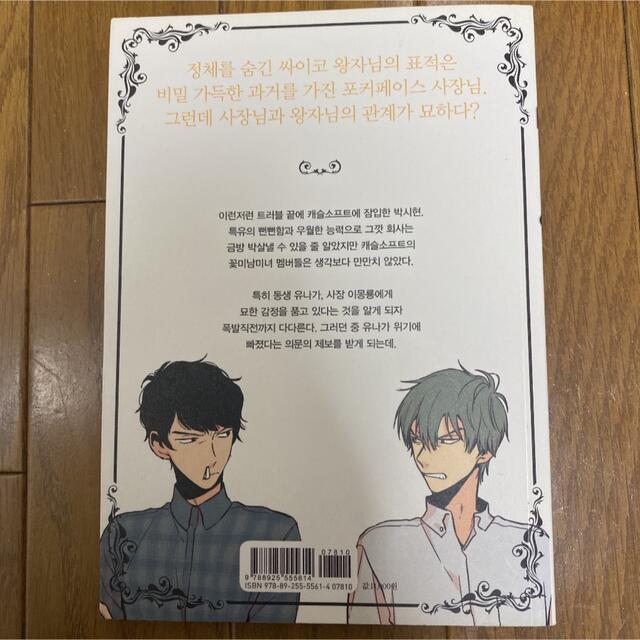 韓国語書籍(漫画)プリンスの王子３巻セット エンタメ/ホビーの本(語学/参考書)の商品写真