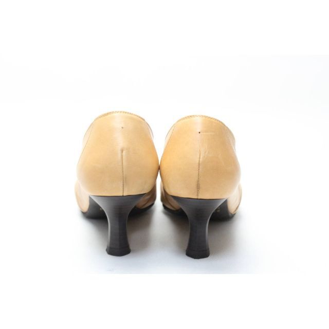 asics(アシックス)の64■GIRO 本革オープンリボンパンプス(23ｃｍ2E)美品 レディースの靴/シューズ(ハイヒール/パンプス)の商品写真