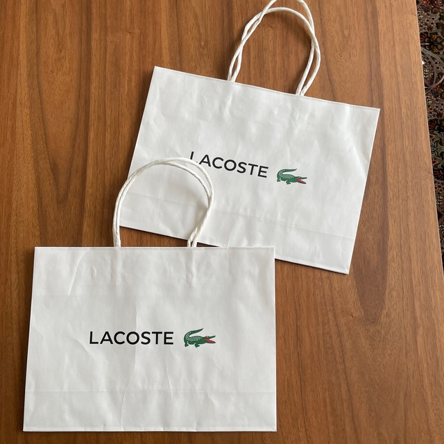 LACOSTE(ラコステ)のラコステ ショップ袋 2枚セット レディースのバッグ(ショップ袋)の商品写真