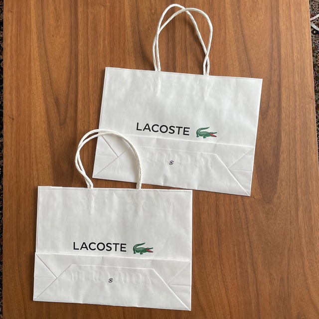 LACOSTE(ラコステ)のラコステ ショップ袋 2枚セット レディースのバッグ(ショップ袋)の商品写真