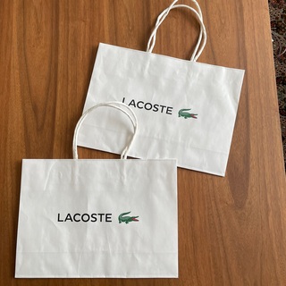 ラコステ(LACOSTE)のラコステ ショップ袋 2枚セット(ショップ袋)
