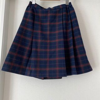 ユニクロ(UNIQLO)のユニクロ　スカート  チェック柄　160cm(スカート)