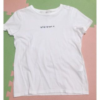 アニエスベー(agnes b.)の【アニエスベー】胸元刺繍白ティーシャツ(Tシャツ(半袖/袖なし))