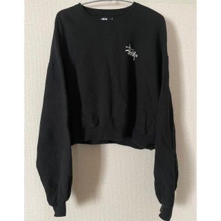 ステューシー(STUSSY)の【STUSSY】トレーナー ショート丈(トレーナー/スウェット)