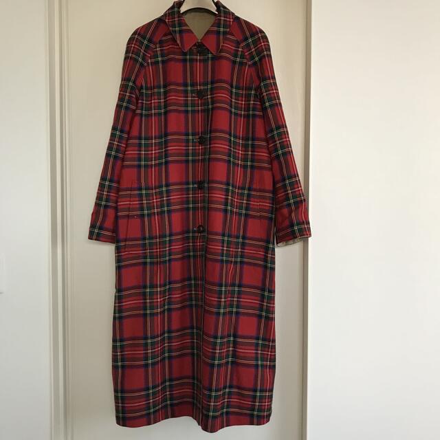 BURBERRY(バーバリー)のBURBERRY リバーシブル チェック ステンカラーコート バルマカーンコート メンズのジャケット/アウター(トレンチコート)の商品写真