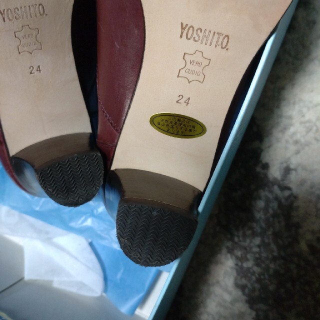 ヨシト パンプス 本革 購入者様専用品です。 レディースの靴/シューズ(ハイヒール/パンプス)の商品写真