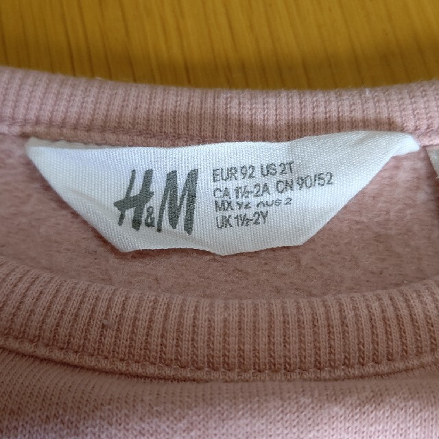 H＆M ミニーちゃん トレーナー キッズ/ベビー/マタニティのキッズ服女の子用(90cm~)(Tシャツ/カットソー)の商品写真