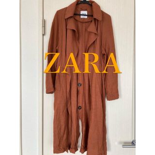 ザラ(ZARA)のZARA トレンチコート　リネントレンチコート(トレンチコート)