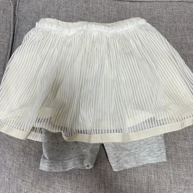 F.O.KIDS(エフオーキッズ)のアプレレクール　レギンス付きスカート　90cm キッズ/ベビー/マタニティのキッズ服女の子用(90cm~)(パンツ/スパッツ)の商品写真