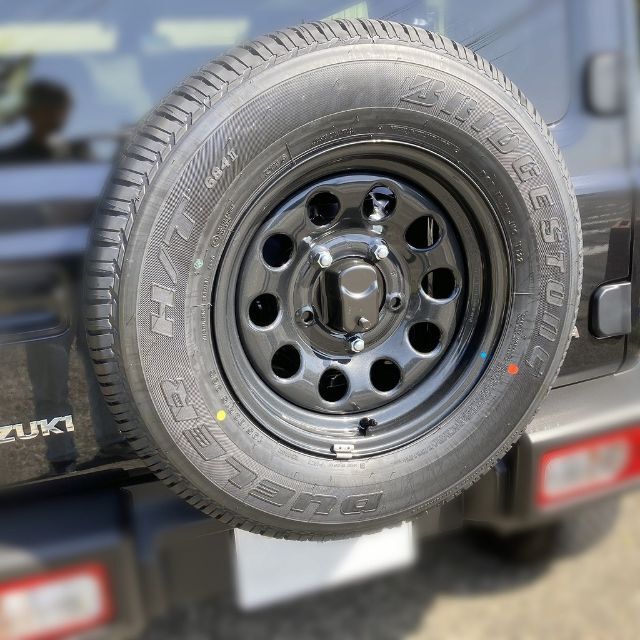 スズキ - 【新車外し】ジムニーシエラ スペアタイヤ 鉄ホイール 195