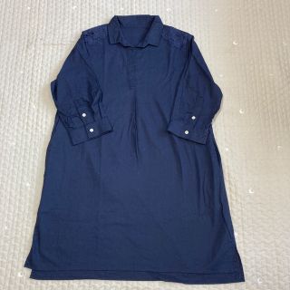 フェリシモ(FELISSIMO)のふう様専用　フェリシモ　ネイビー　レディース　婦人服　サイズL  新品・未使用(ひざ丈ワンピース)