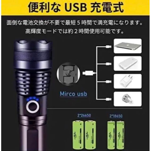 ❤世界の軍隊・特殊部隊・SP・警察機関でも使用♪❤照射距離800m❣懐中