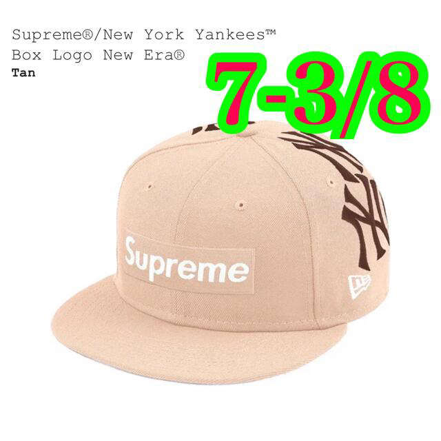 キャップSupreme New Yankees Box Logo New Era