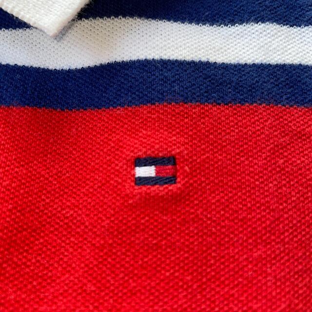 TOMMY HILFIGER(トミーヒルフィガー)のTOMMY HILFIGER トミーヒルフィガー ボーダー ポロシャツ 90 キッズ/ベビー/マタニティのキッズ服男の子用(90cm~)(Tシャツ/カットソー)の商品写真