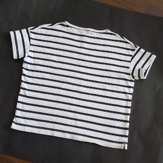 ムジルシリョウヒン(MUJI (無印良品))の半袖 ボーダー Tシャツ(Tシャツ(半袖/袖なし))