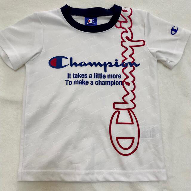 Champion(チャンピオン)のチャンピオン　セットアップ　110cm ジャージ　Tシャツ　ハーフパンツ キッズ/ベビー/マタニティのキッズ服男の子用(90cm~)(Tシャツ/カットソー)の商品写真