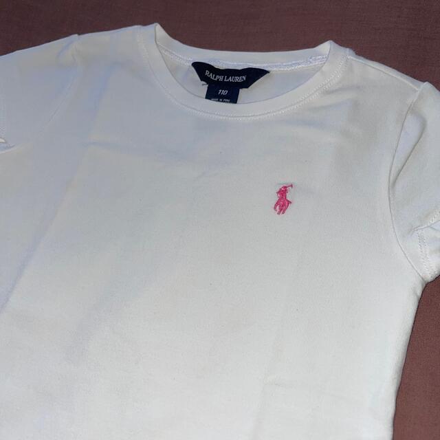 POLO RALPH LAUREN(ポロラルフローレン)のポロラルフローレン POLO RALPH LAUREN ワンポイント Tシャツ キッズ/ベビー/マタニティのキッズ服女の子用(90cm~)(Tシャツ/カットソー)の商品写真